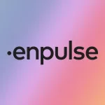 enpulse Logo auf buntem Hintergrund