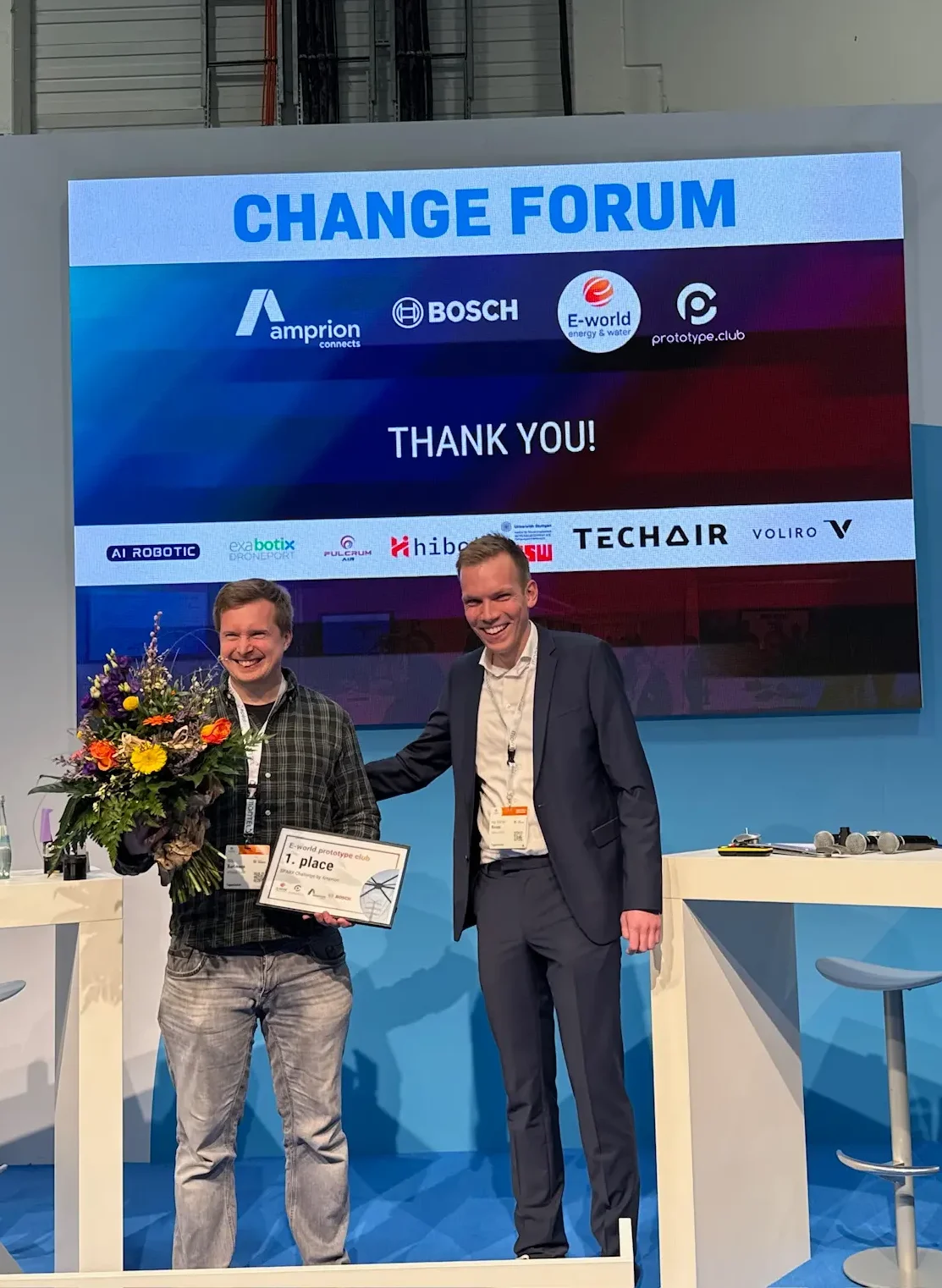 AI Robotics winner of SPARX challenge with Amprion