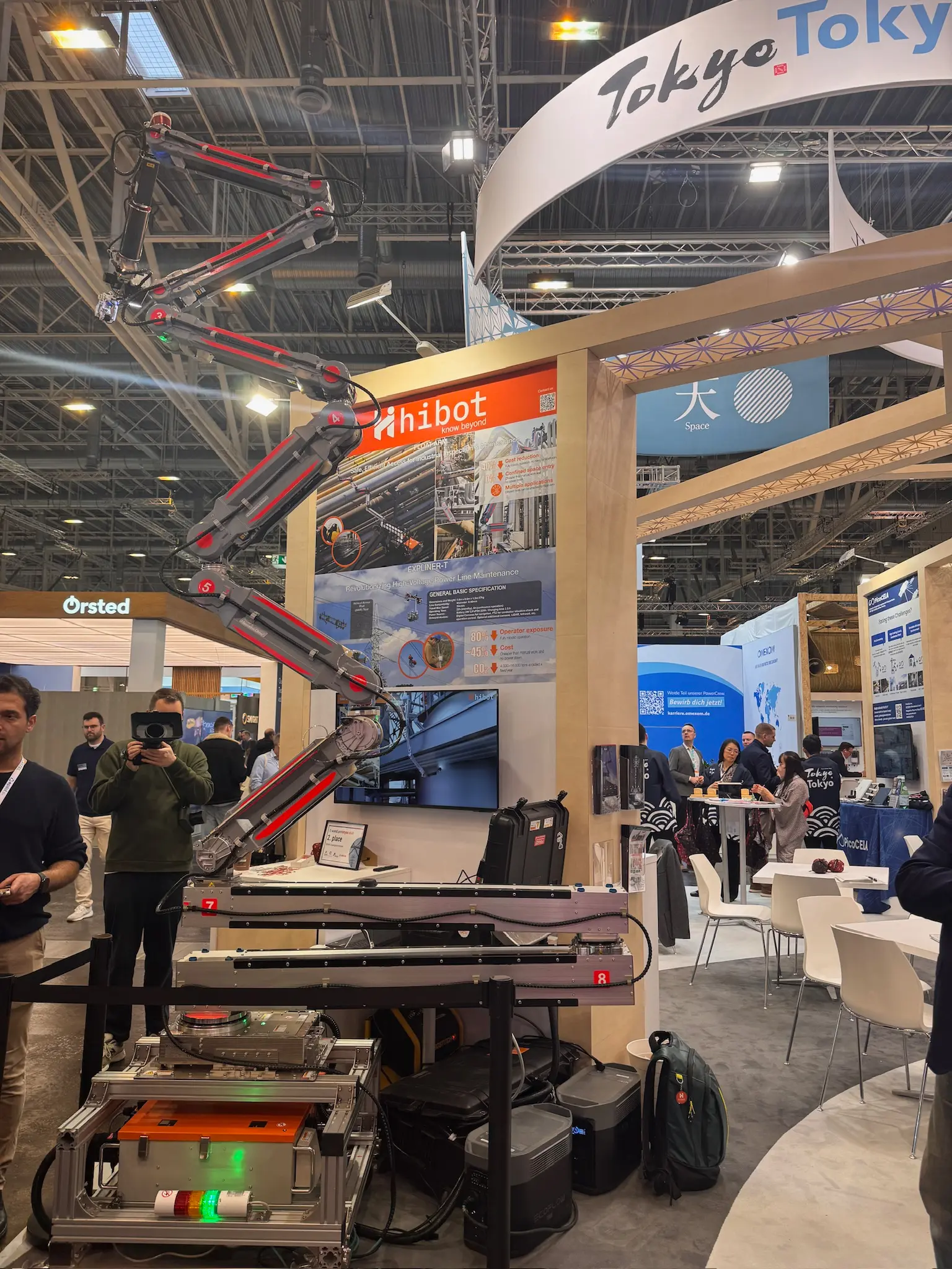 HiBot's robot at E-world energy & water