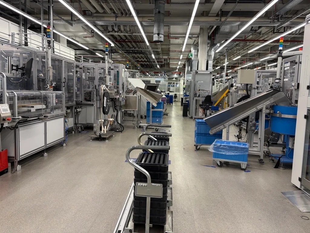 Manufacturing hall at Bosch Feuerbach