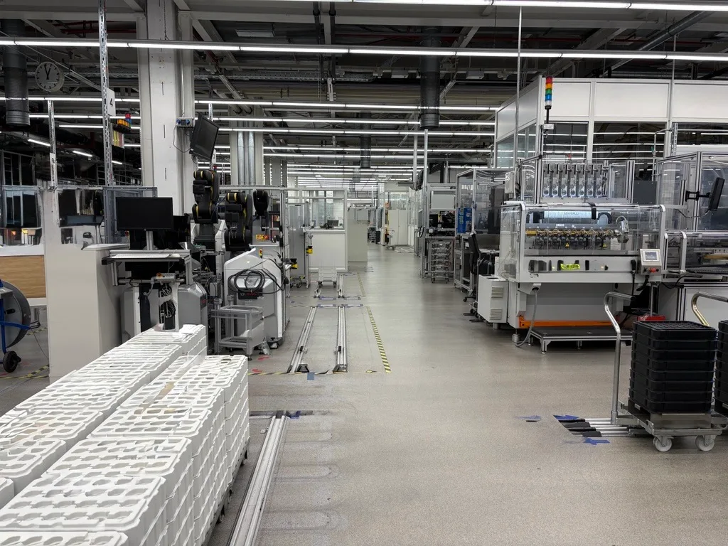 Manufacturing hall at Bosch Feuerbach