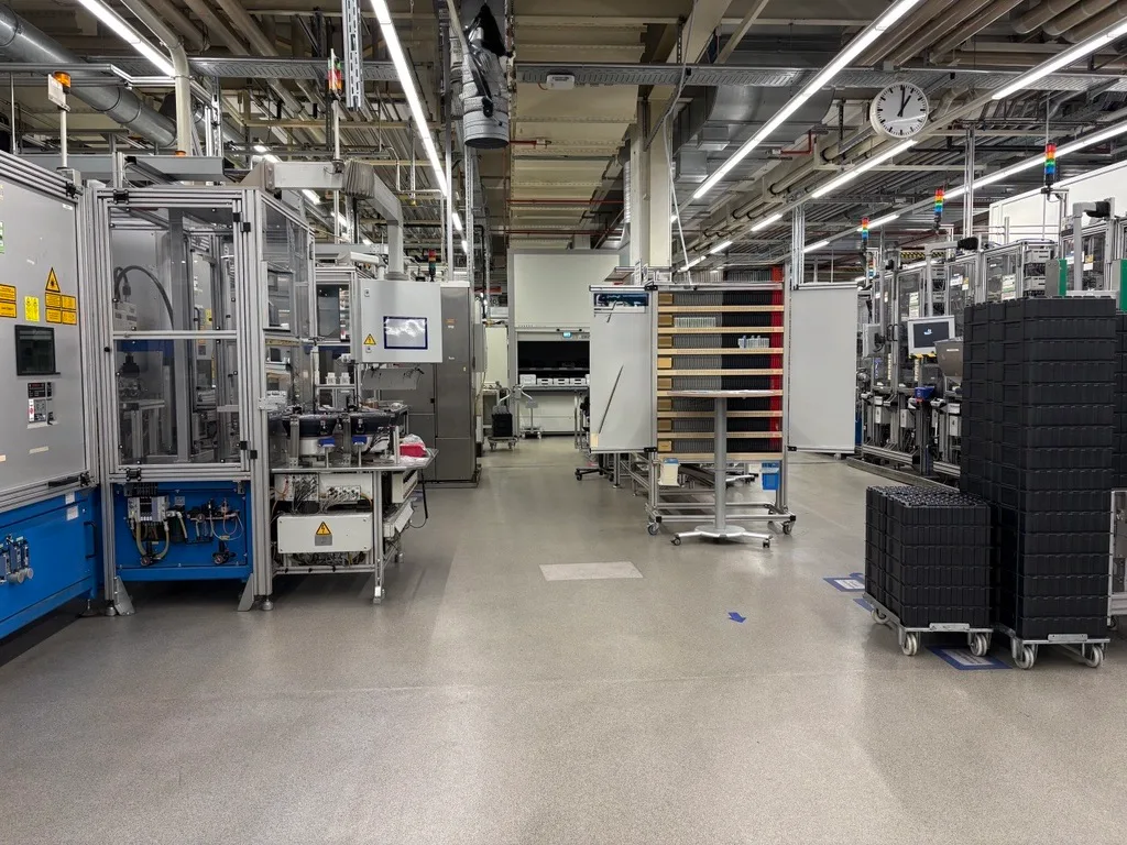 Manufacturing hall at Bosch Feuerbach